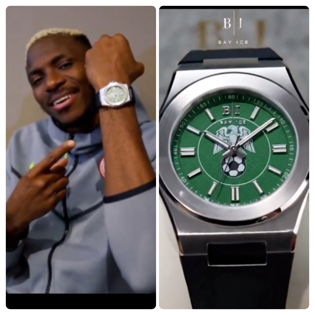 Super Eagles Receive Customised Bay Ice Watches After AFCON Opening Win