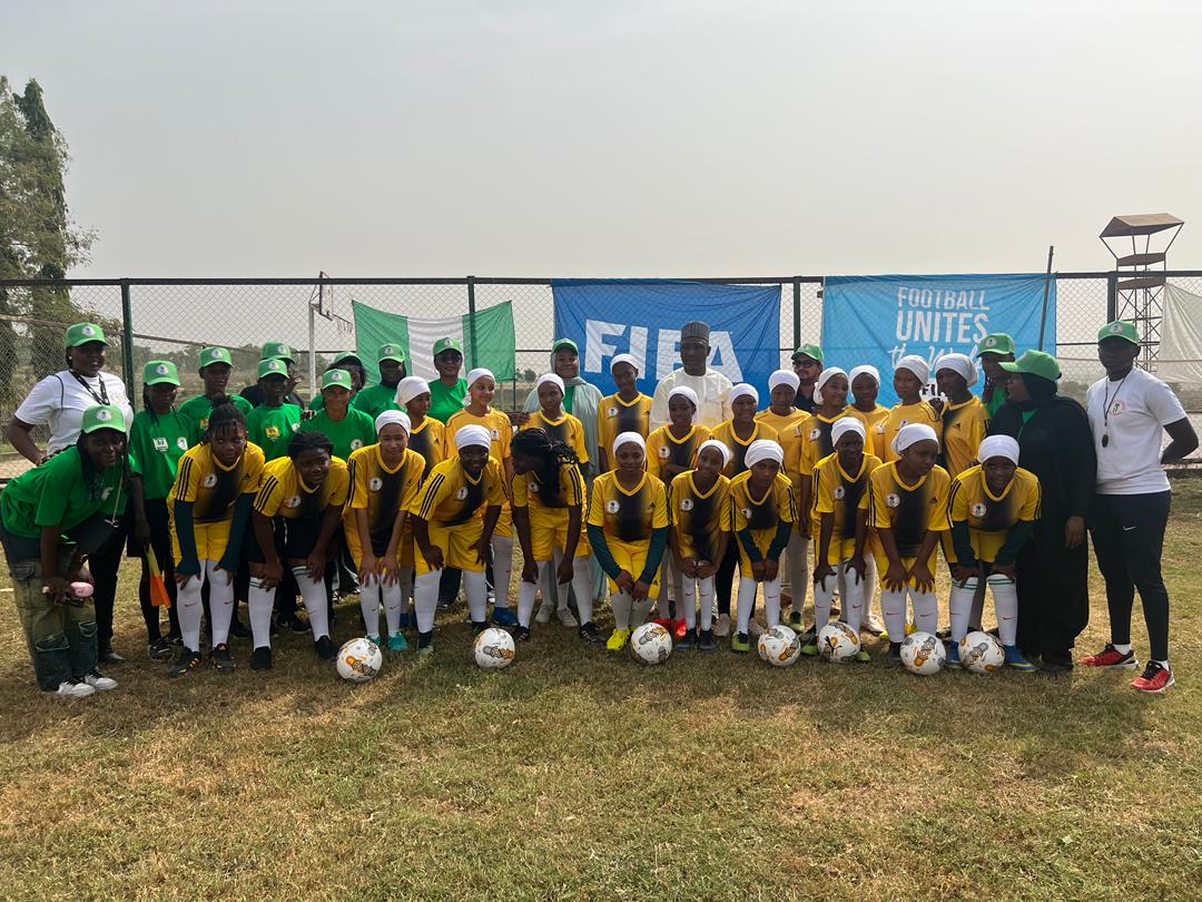 NFF inaugurates FIFA Talent Development Scheme for Girls in Abuja NFF inaugurates FIFA Talent Development Scheme for Girls in Abuja