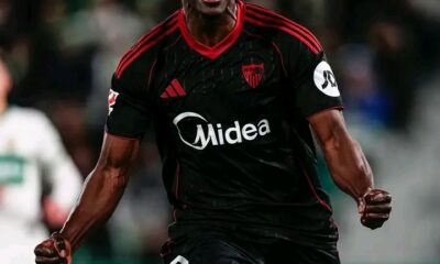 Akor Adams Scores Brace to Rescue Sevilla in Draw Against Elche