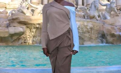 Rinsola Babajide Shines in Style at Rome’s Iconic Trevi Fountain