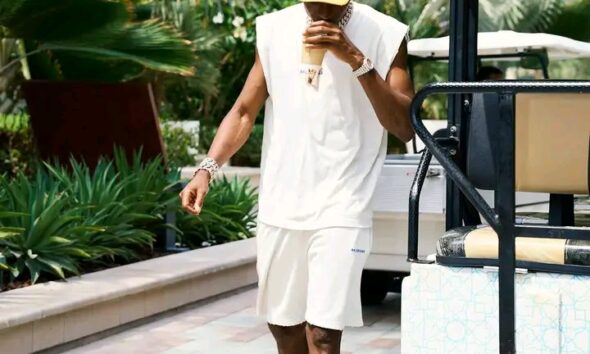 Victor Osimhen Unwinds in Style at Luxury Seaside Resort After Weekend Goal