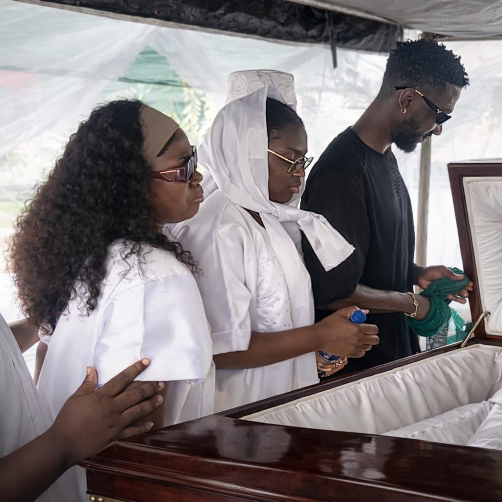 Tears Flow as Wilfred Ndidi Bids Father Final Farewell in Emotional Umunede Burial