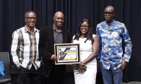 Oluwatoyin Ibitoye Honoured as 2025 FUBS Personality of the Year