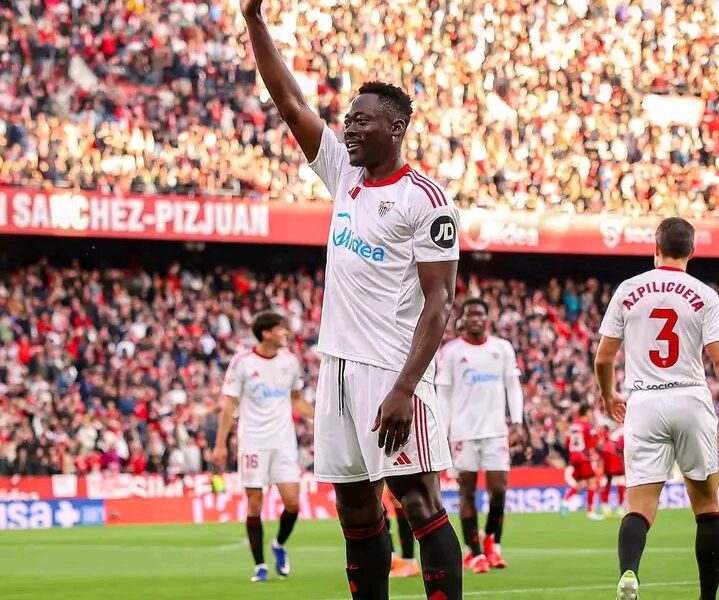 Akor Adams Scores as Sevilla Held by Rayo Vallecano