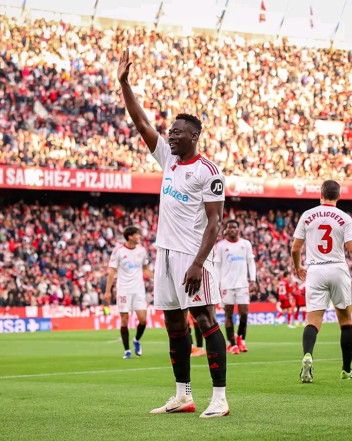Akor Adams Scores as Sevilla Held by Rayo Vallecano Akor Adams Scores as Sevilla Held by Rayo Vallecano