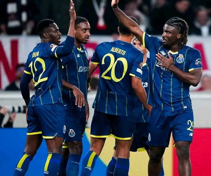 Terem  Moffi Scores as Porto Edge Stuttgart in Europa League First Leg