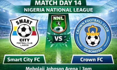 Crown FC Seek Revival Against Smart City in Crucial NNL Clash