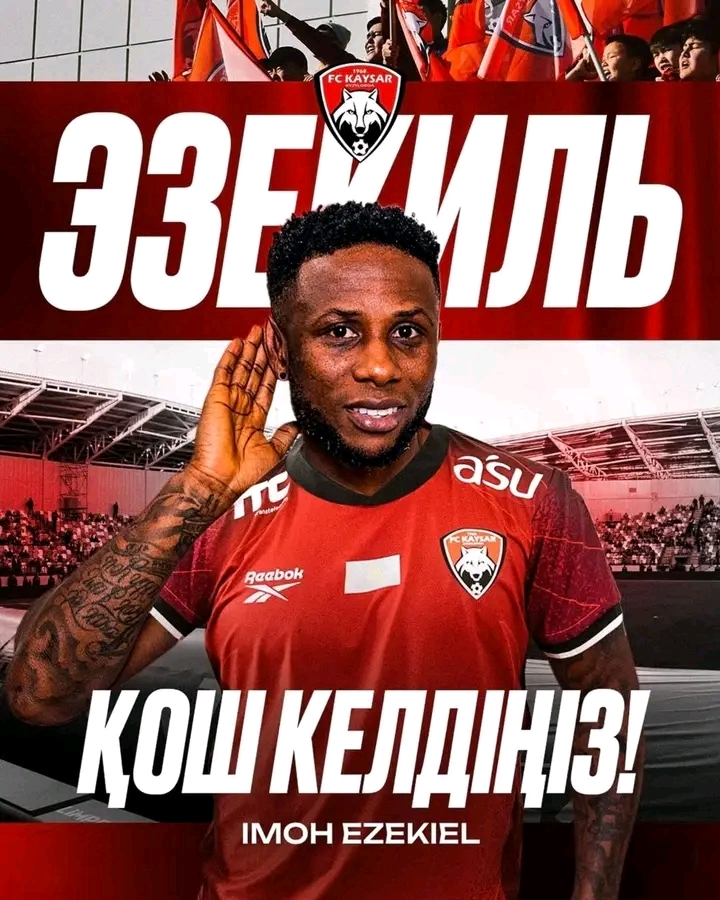 Imoh Ezekiel Joins Victor Moses at FC Kaisar