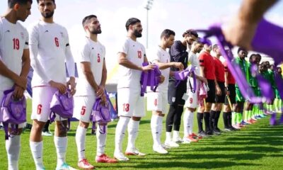 Iran Players Hold Schoolbags, Wear Armbands Before Nigeria Friendly to Honour School Strike Victims