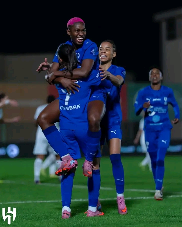 Asisat Oshoala’s Last-Gasp Strike Cancelled Out as Al Hilal and Al Ula share spoils