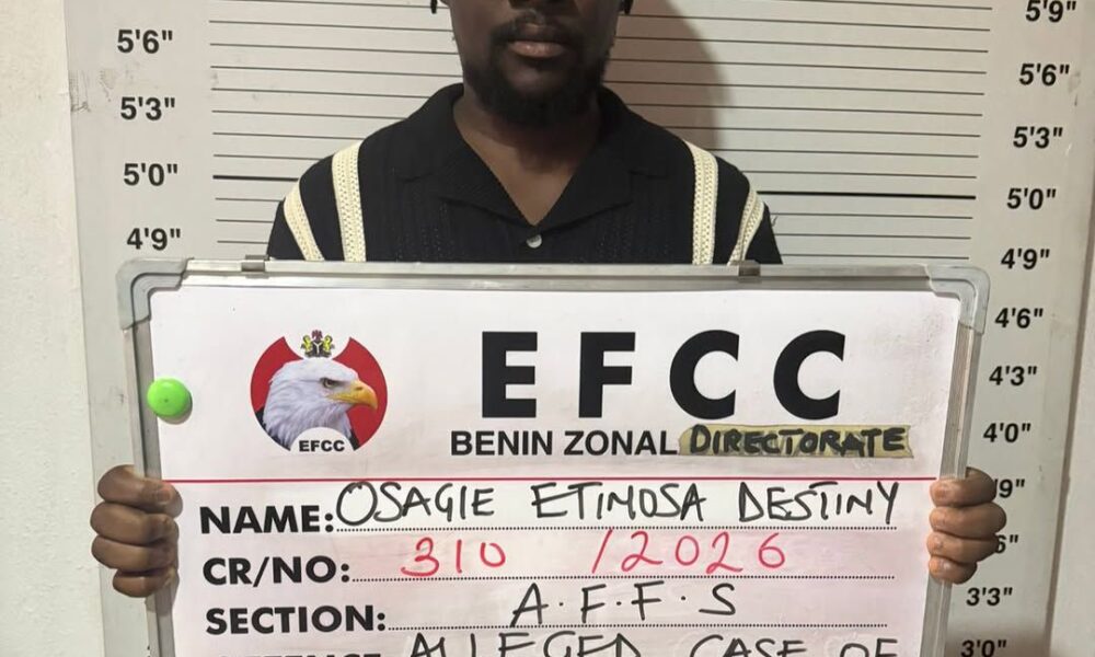 EFCC Arrests Fake Football Agent Over Alleged ₦11 Million Scam