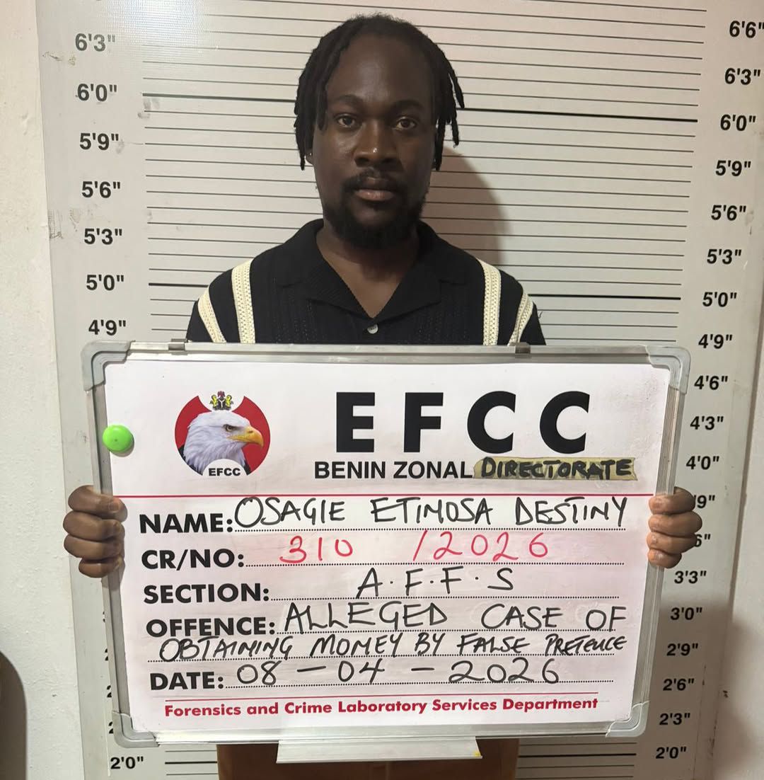 EFCC Arrests Fake Football Agent Over Alleged ₦11 Million Scam