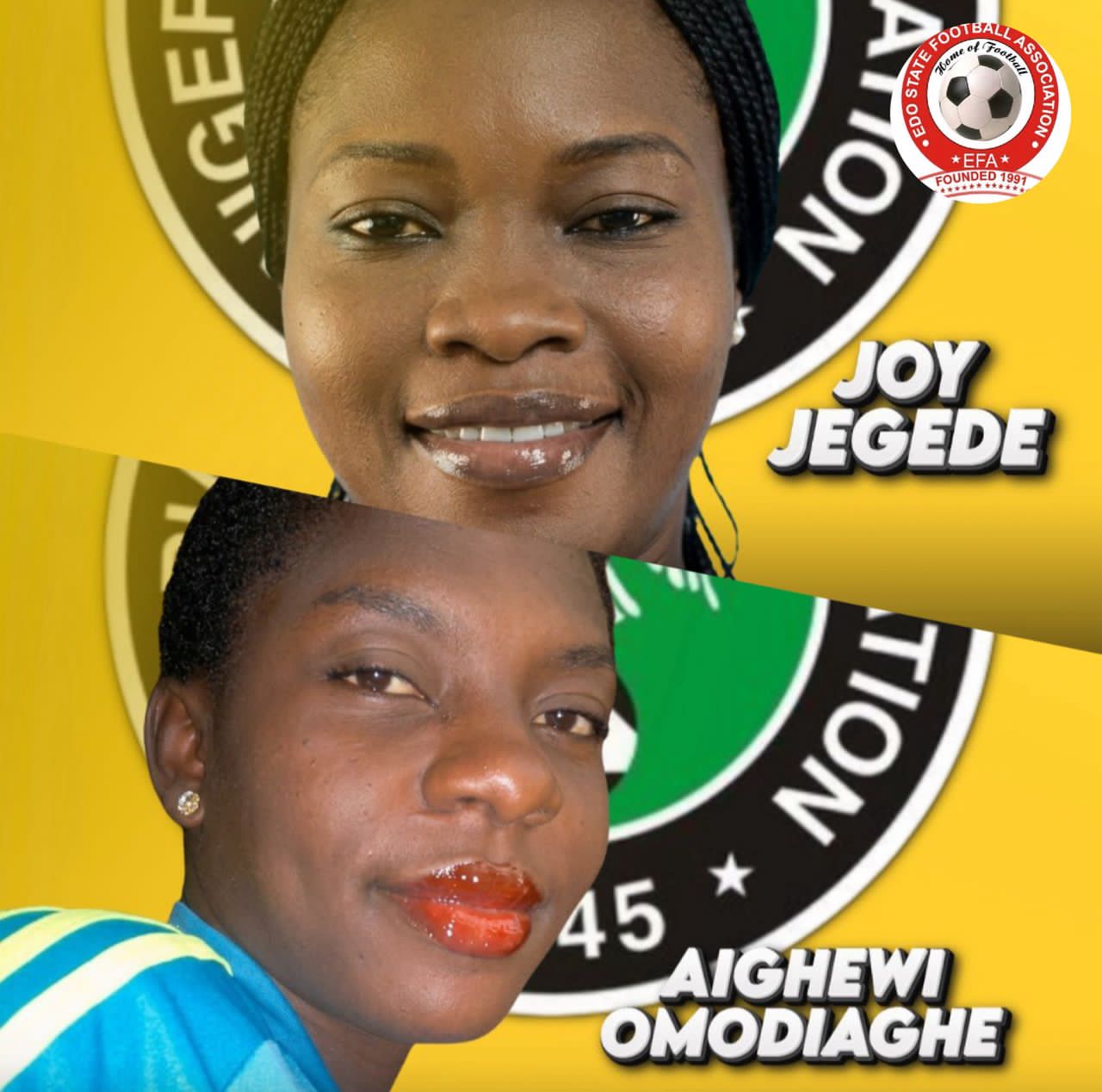Edo FA Celebrates Jegede-Idakwo, Omodiaghe on Flamingos Coaching Appointments