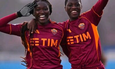 Rinsola Babajide, Shukurat Oladipo Shine as AS Roma Clinch Historic Serie A Women Title