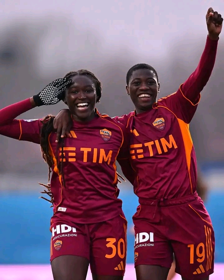 Rinsola Babajide, Shukurat Oladipo Shine as AS Roma Clinch Historic Serie A Women Title