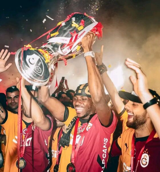 Victor Osimhen revels in Galatasaray league title triumph