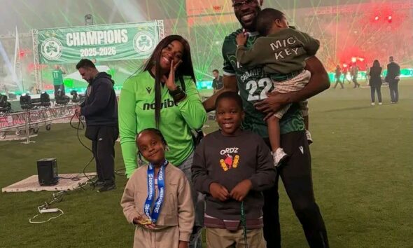 Francis Uzoho Helps AC Omonia Clinch 2025/26 Cypriot First Division Title, celebrates with family