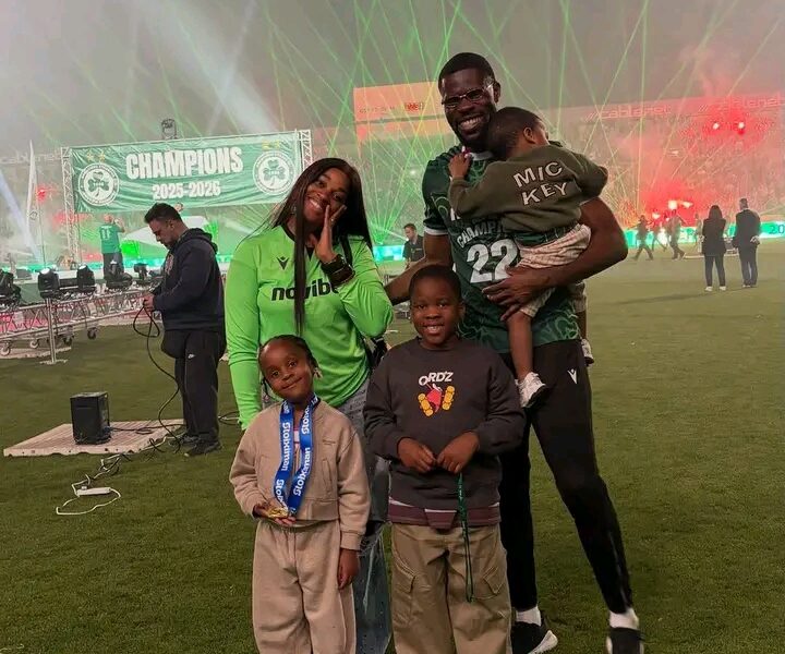 Francis Uzoho Helps AC Omonia Clinch 2025/26 Cypriot First Division Title, celebrates with family