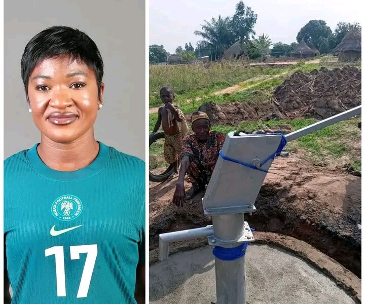 Francisca Ordega Gives Back: Donates Borehole to Hometown Community in Benue State