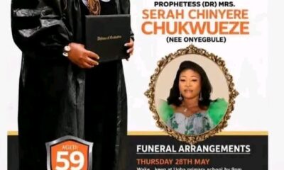 Samuel Chukwueze Family Announces Funeral Plans for Late Mother