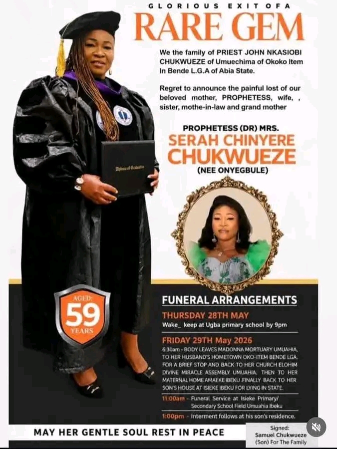 Samuel Chukwueze Family Announces Funeral Plans for Late Mother