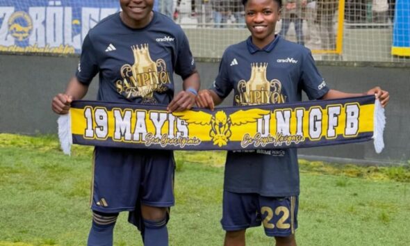 Nigerian Stars Regina Otu and Flourish Sabastine Celebrate Historic First League Title with Fenerbahçe Women