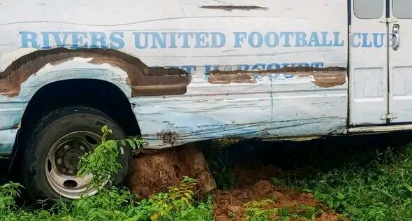 Rivers United Players, Officials Escape Serious Harm in Road Accident En Route to Federation Cup Clash