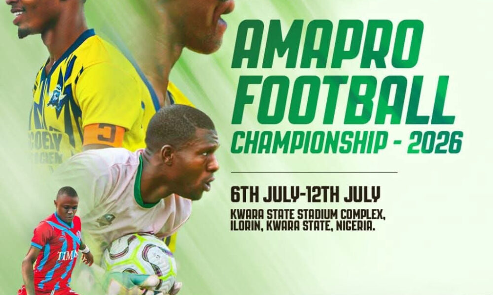 16 Clubs Set for 2026 AMAPRO Football Championship in Ilorin