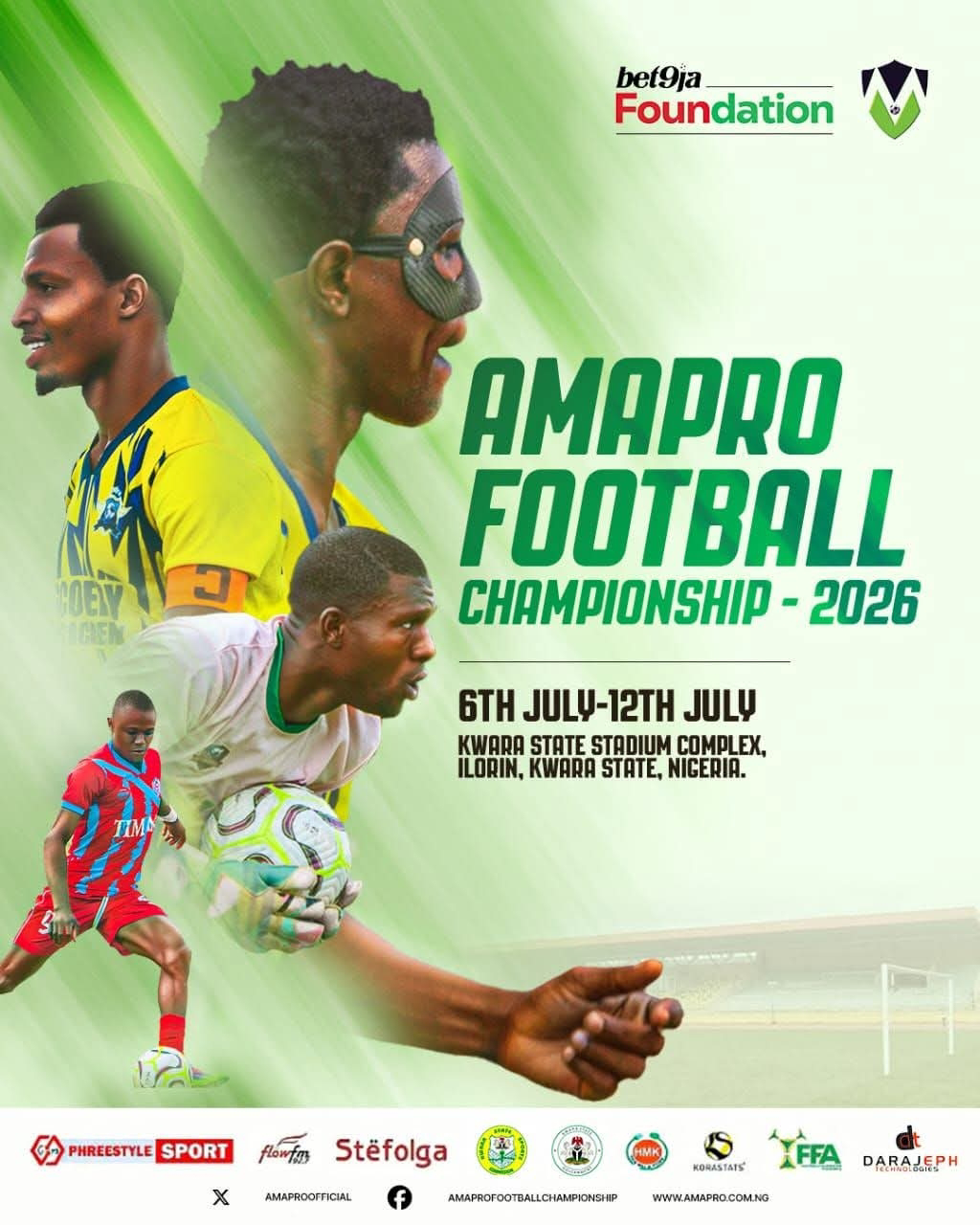 16 Clubs Set for 2026 AMAPRO Football Championship in Ilorin 16 Clubs Set for 2026 AMAPRO Football Championship in Ilorin