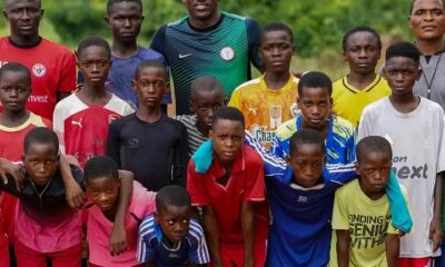 Taiwo Awoniyi Spends Holiday in Ilorin, Inspires Young Footballers in Kwara