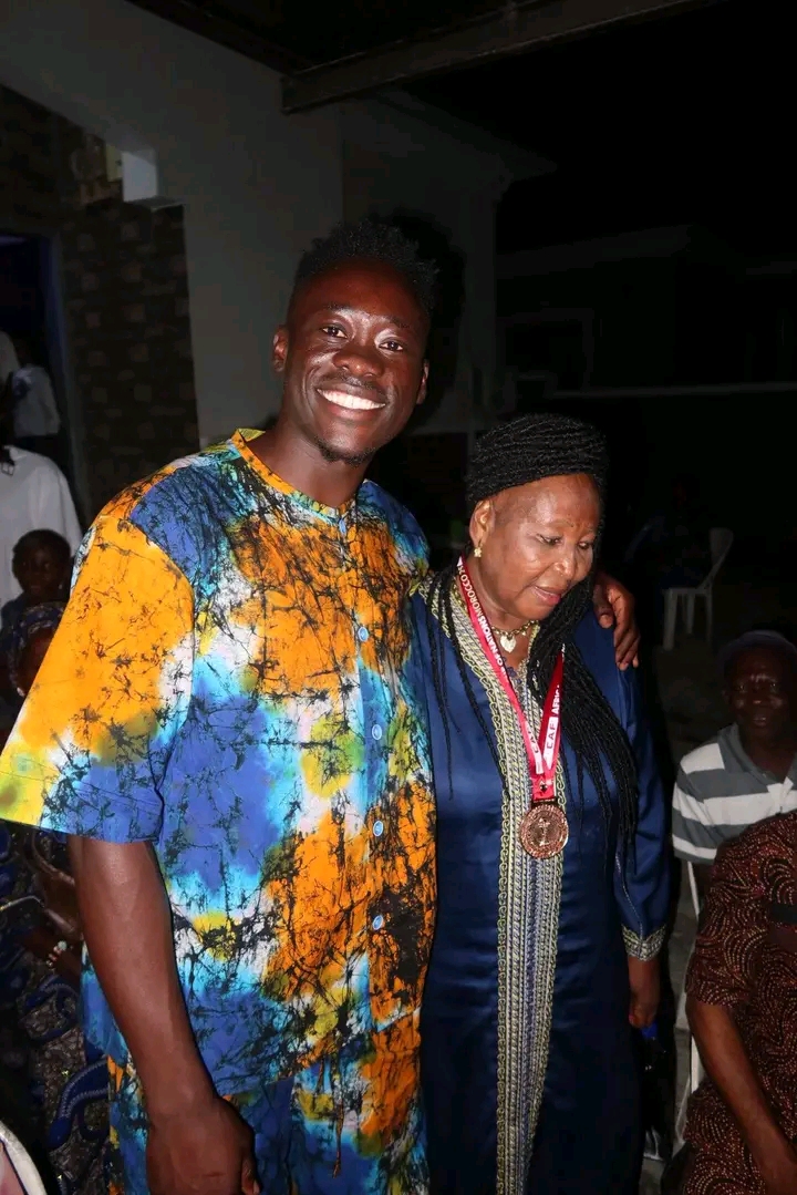 Akor Adams Returns to Nigeria for Holiday, Celebrates AFCON Bronze With Family