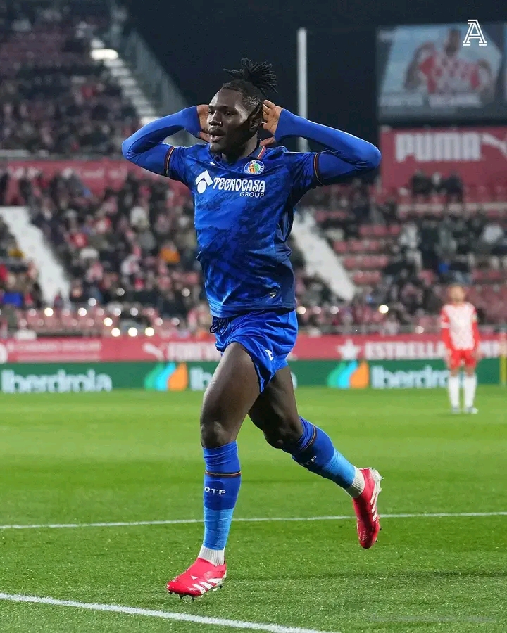 Getafe CF Open to Selling Christantus Uche Amid Summer Transfer Uncertainty