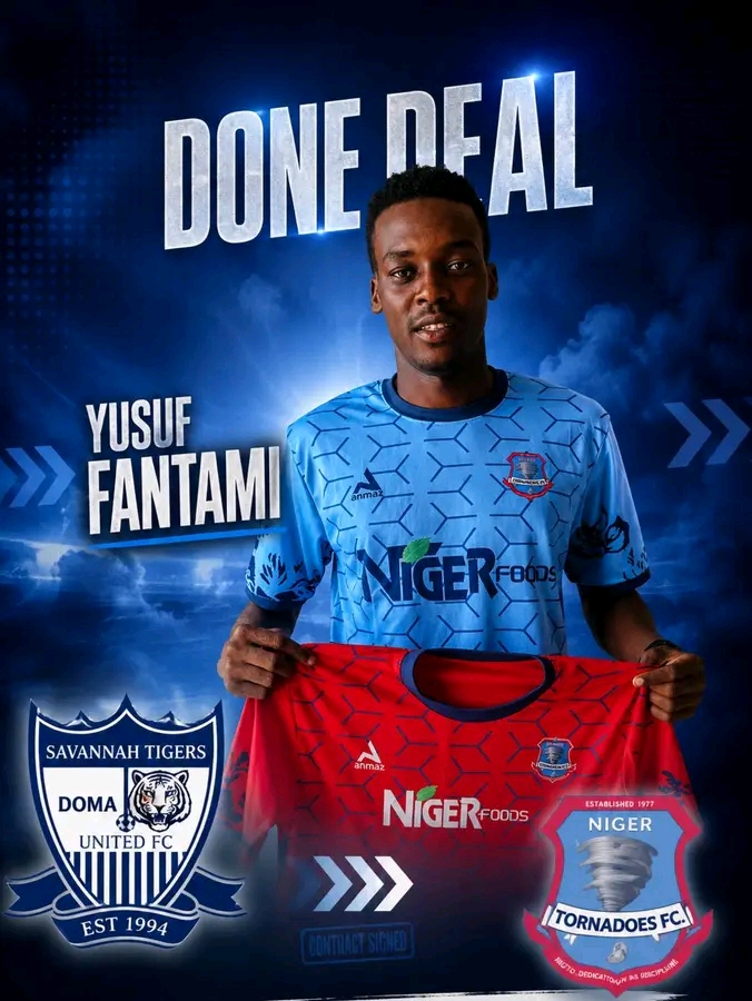 Yusuf Fantami Joins Niger Tornadoes on Two-Year Deal