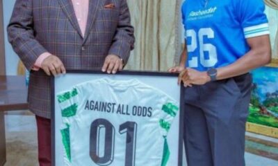 Rasheedat Ajibade Reaffirms Commitment to Grassroots Football Development After Meeting Plateau Governor