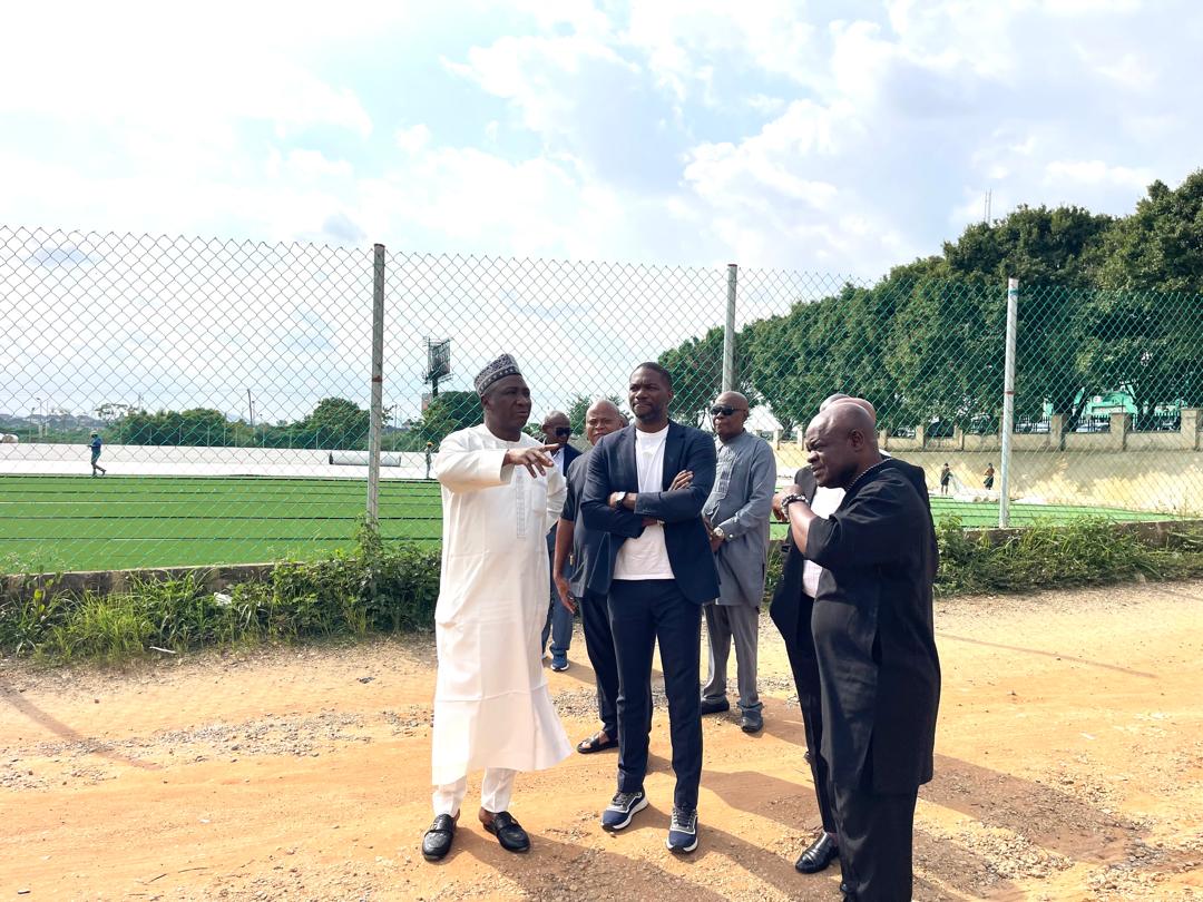 CAF Acting GS Commends NFF Leadership Over World-Class Football Infrastructure Project