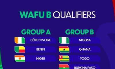 Flying Eagles Draw Ghana, Togo, Burkina Faso in WAFU B U-20 Championship
