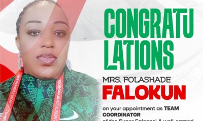 Enabulele Congratulates Folashade Falokun on Super Falcons Team Coordinator Appointment