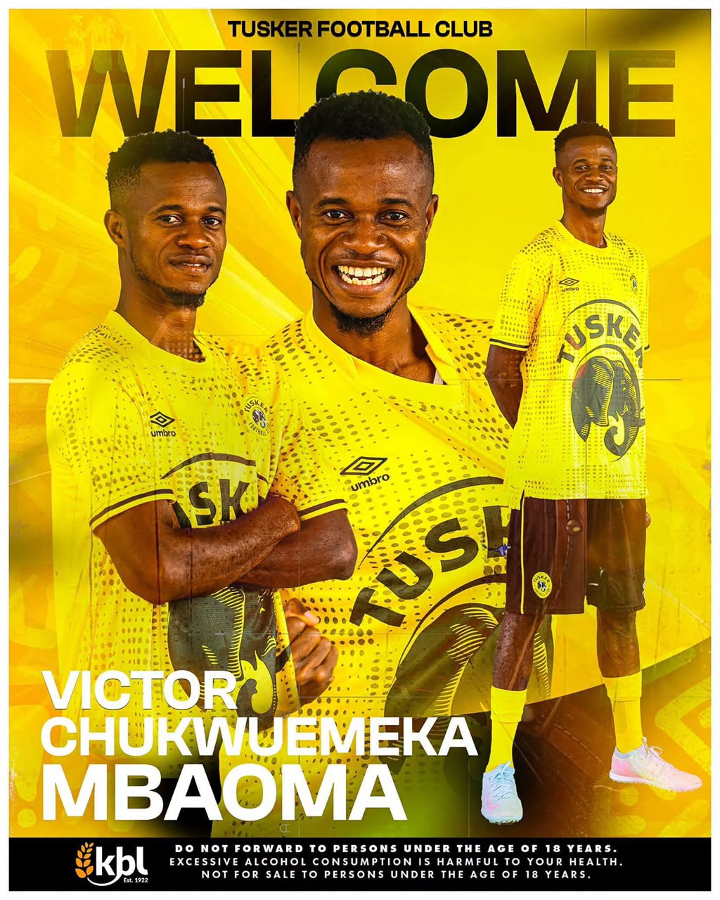 Tusker FC Complete Signing of Nigerian Goal Machine Victor Mbaoma