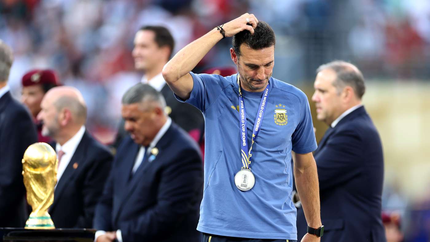 Scaloni in tears as Argentina coach weighs future after 2026 World Cup heartbreak Scaloni in tears as Argentina coach weighs future after 2026 World Cup heartbreak