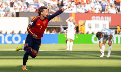 Barcelona mural of Spain World Cup hero Ferran Torres defaced in Catalan political row