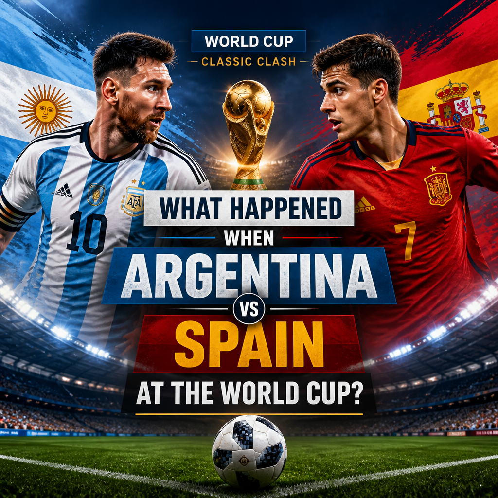 Argentina face Spain in World Cup final 60 years after their only meeting Argentina face Spain in World Cup final 60 years after their only meeting