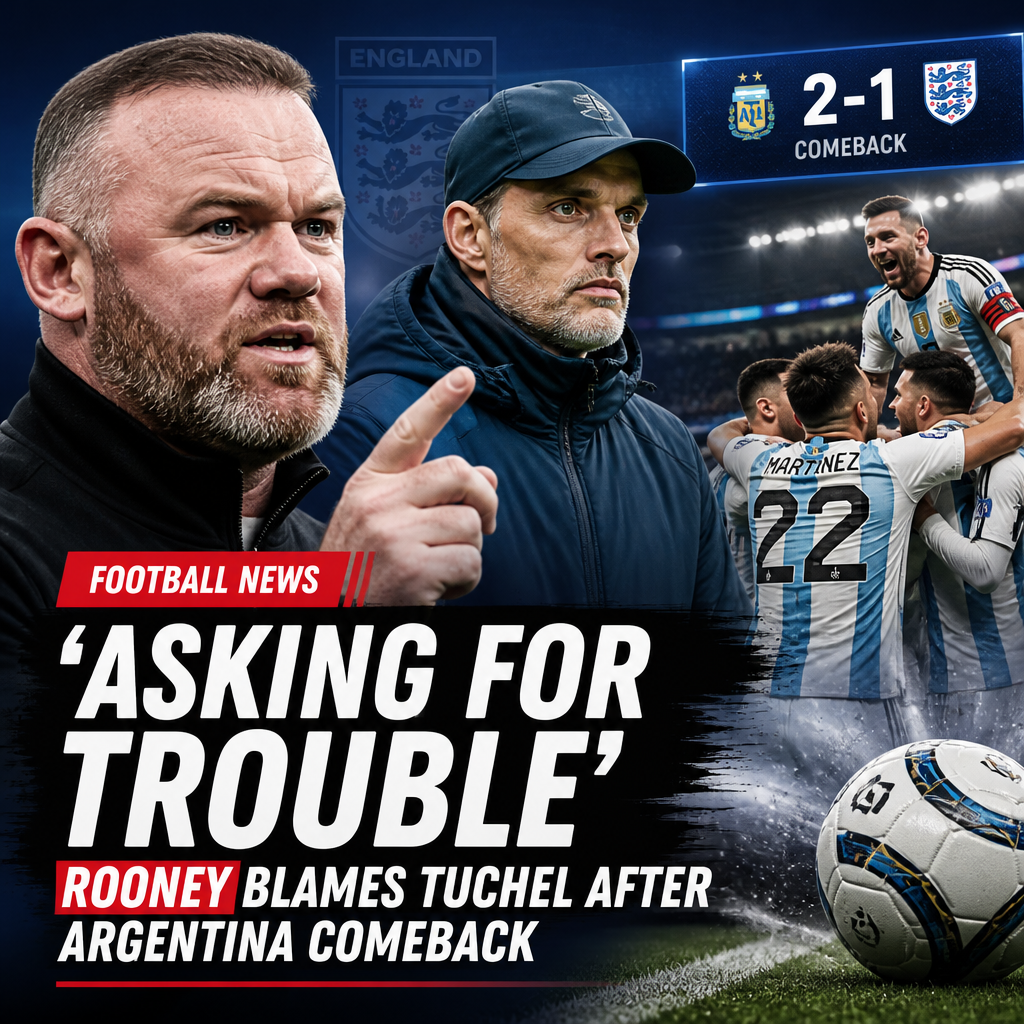 Rooney blames Tuchel’s ‘defensive gamble’ for England’s late World Cup collapse against Argentina Rooney blames Tuchel’s ‘defensive gamble’ for England’s late World Cup collapse against Argentina