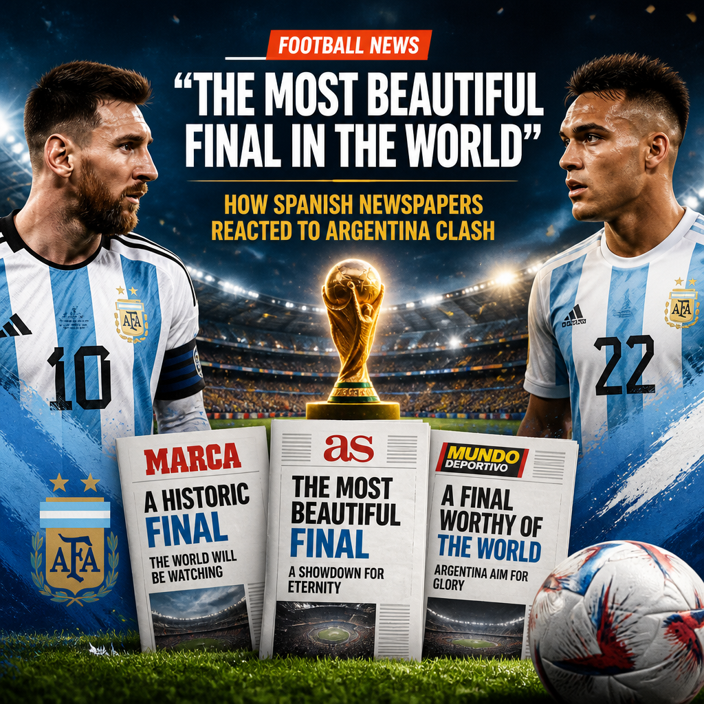 Spain v Argentina to deliver ‘world’s most beautiful final’ at 2026 World Cup