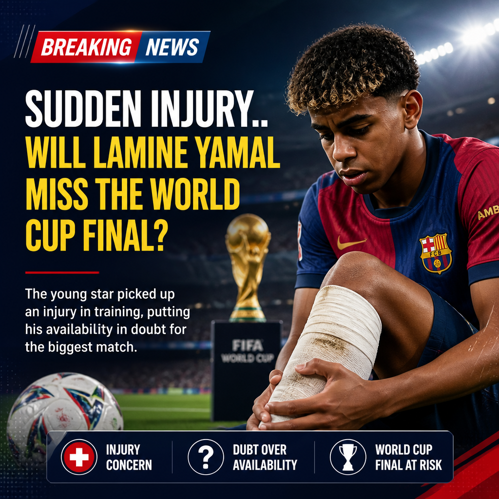 Lamine Yamal injury scare rocks Spain camp days before World Cup final Lamine Yamal injury scare rocks Spain camp days before World Cup final