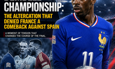 France camp in turmoil as half-time row erupts during World Cup defeat to Spain