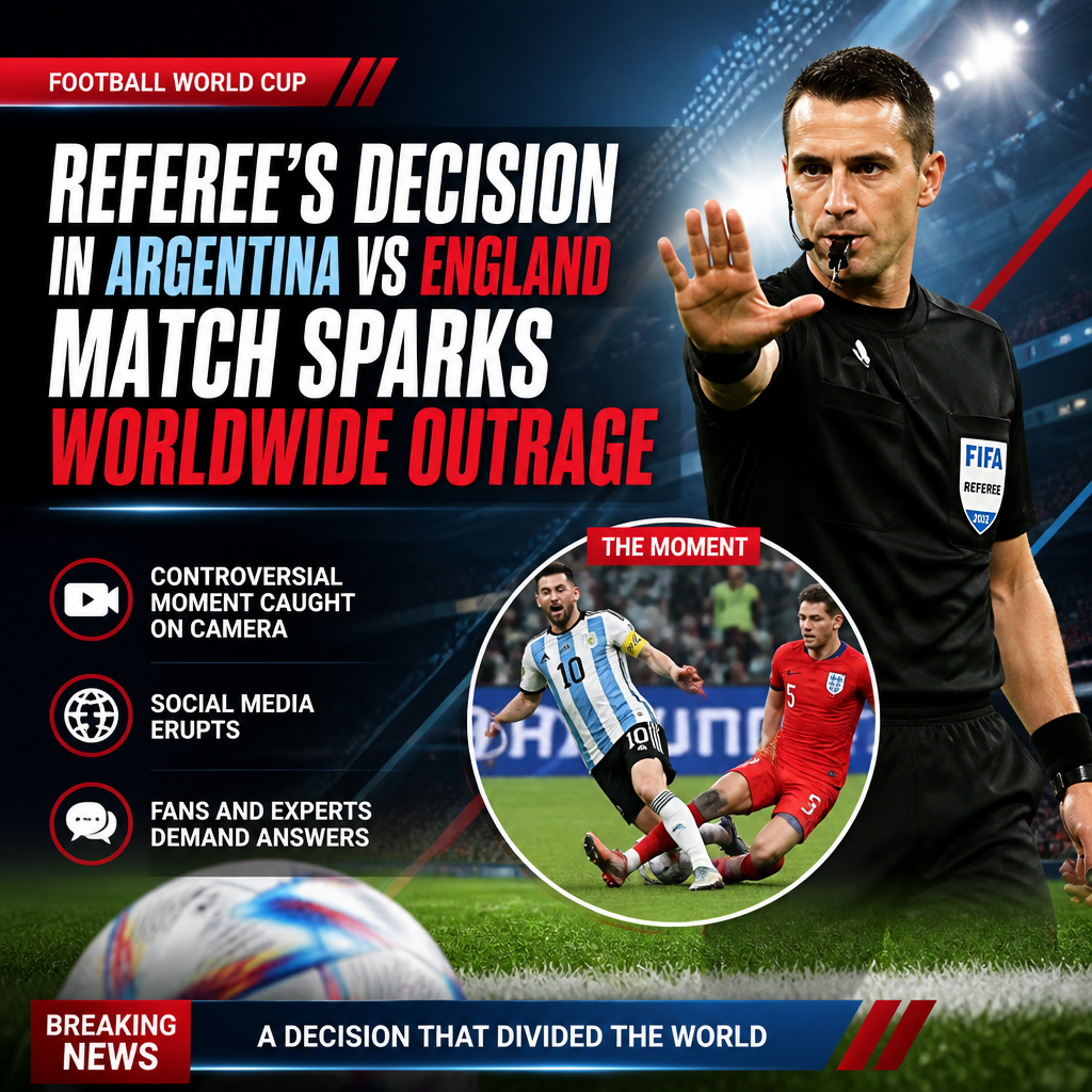 World Cup referee Ismail Elfath’s quiet act of faith goes viral after Argentina–England semi-final World Cup referee Ismail Elfath’s quiet act of faith goes viral after Argentina–England semi-final