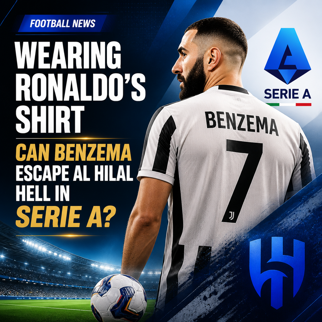 Karim Benzema sparks transfer speculation after wearing Ronaldo’s Inter shirt in viral video