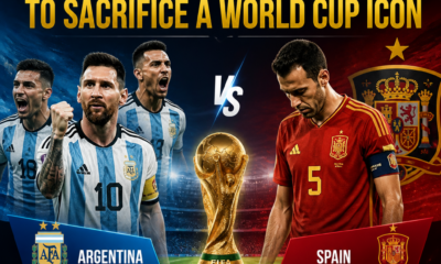 Spain forced to drop World Cup ‘lucky charm’ white kit for Argentina final