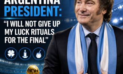 Argentina president to skip World Cup final over ‘lucky’ superstition