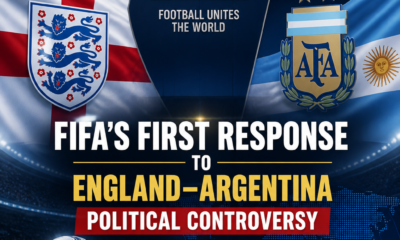 Argentina facing FIFA probe over Falklands banner after England World Cup win
